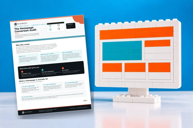 The Homepage Conversion Audit cover