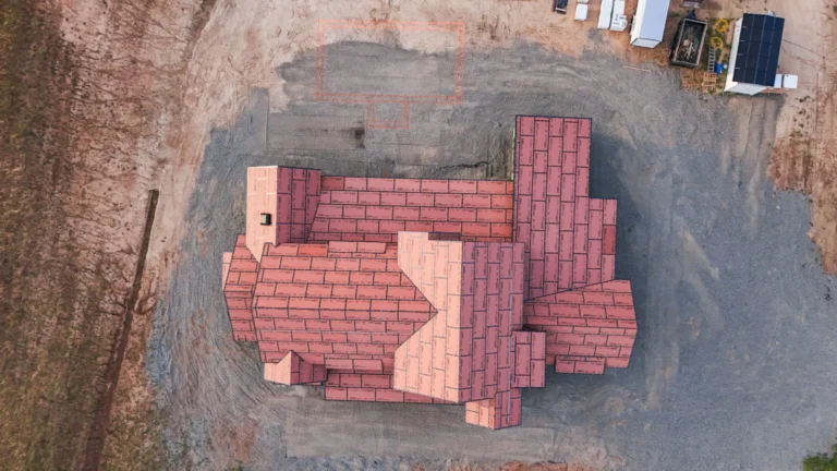 Janine Way roof from overhead